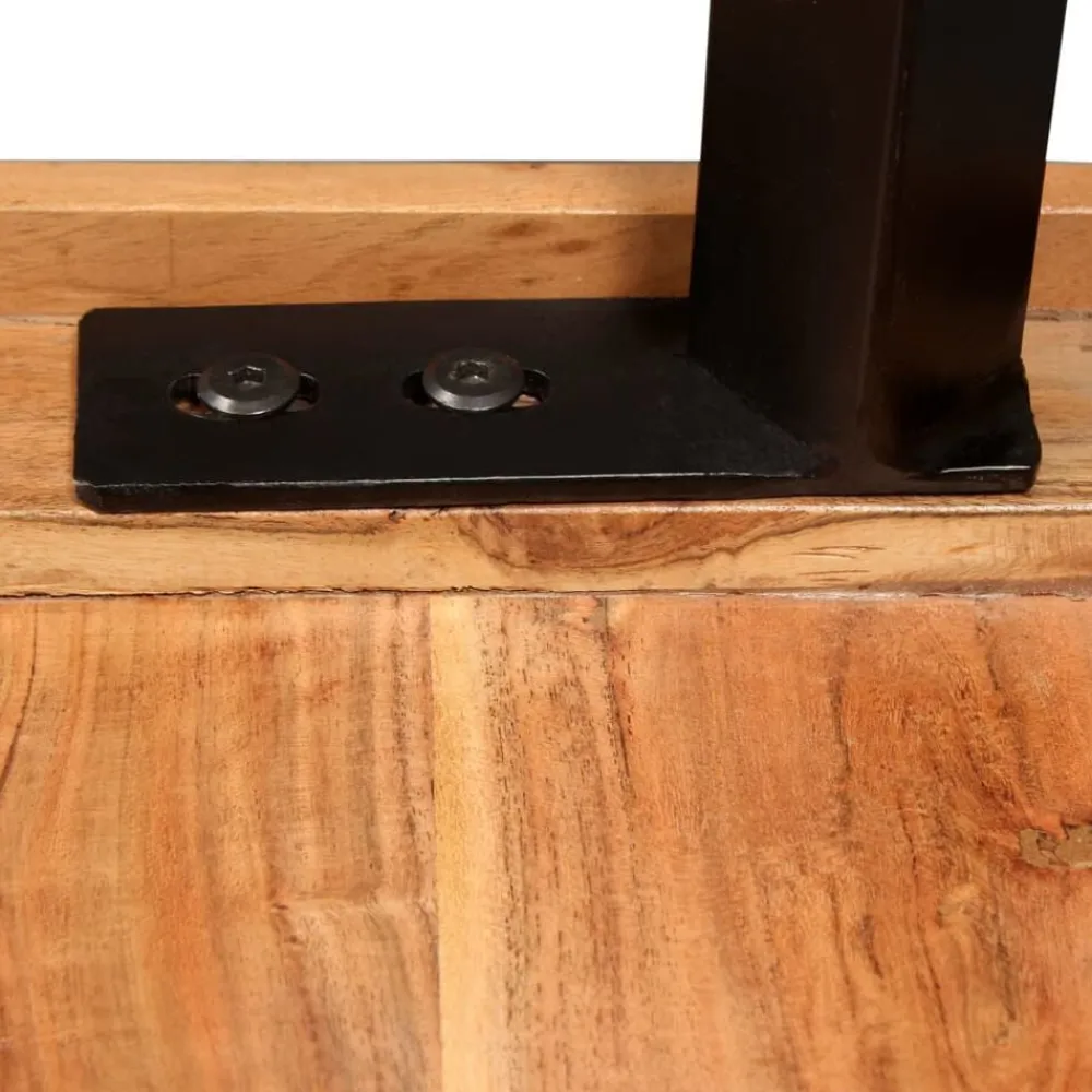 vidaXL Mesas-Mesa de bar de madera maciza de acacia 60x60x107 cm
