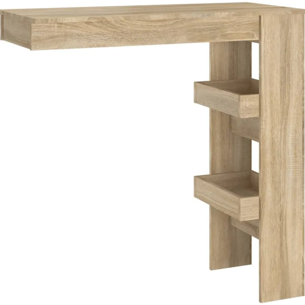 vidaXL Mesas-Mesa de bar de pared contrachapada 102x45x103,5cm
