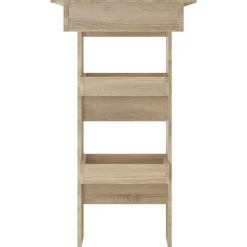 vidaXL Mesas-Mesa de bar de pared contrachapada 102x45x103,5cm