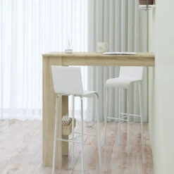 vidaXL Mesas-Mesa de bar de pared contrachapada 102x45x103,5cm