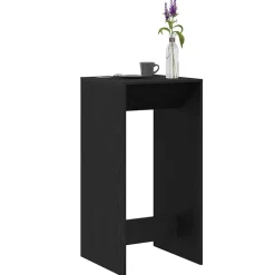 vidaXL Mesa de Bar 51 x 50 x 103,5 cm Madera de ingeniería Roble negro Sale