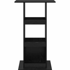 vidaXL Mesa de Bar 60 x 60 x 100 cm Madera contrachapada Roble negro New