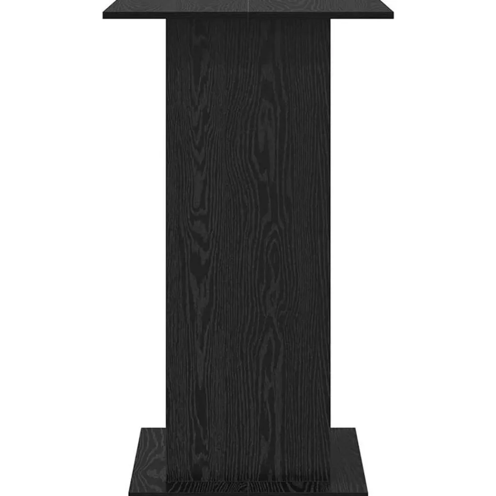vidaXL Mesa de Bar 60 x 60 x 100 cm Madera contrachapada Roble negro New
