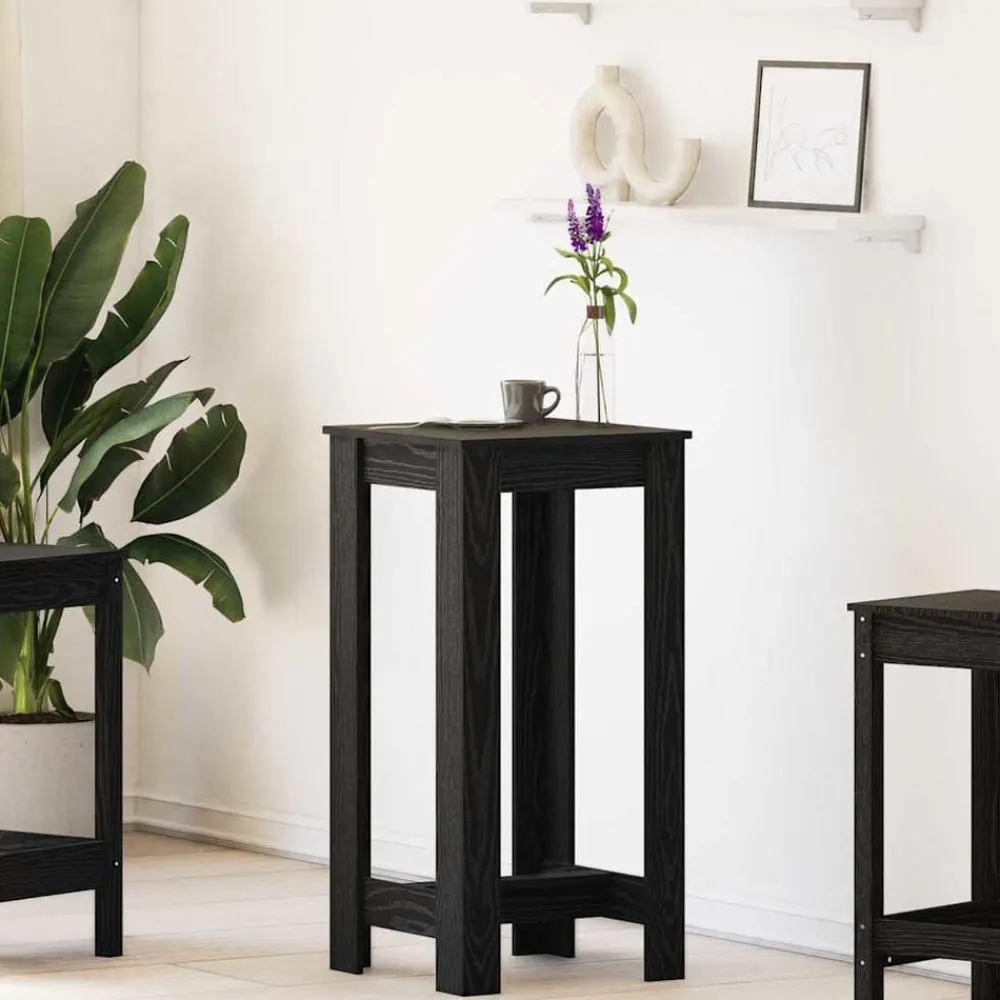 vidaXL Mesas-Mesa de Bar 51 x 50 x 103.5 cm Madera contrachapada