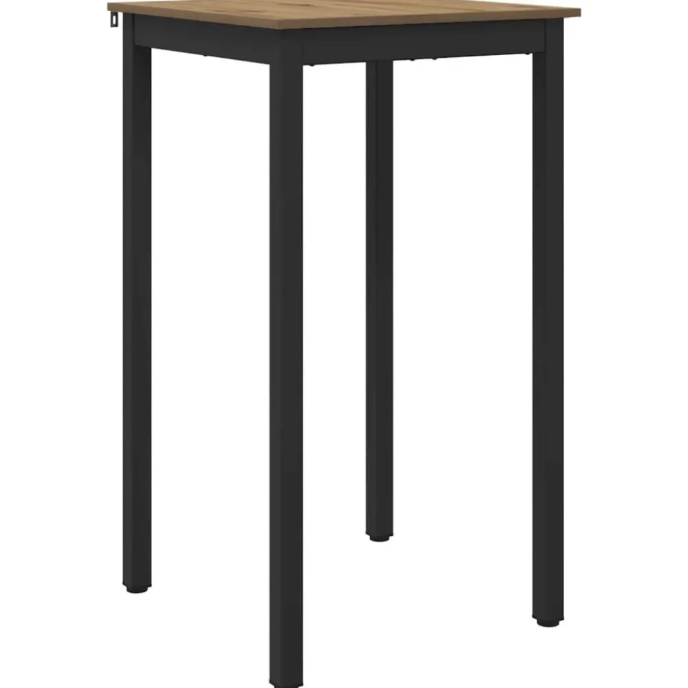 vidaXL Mesas-Mesa de barra de pie Madera de ingeniería