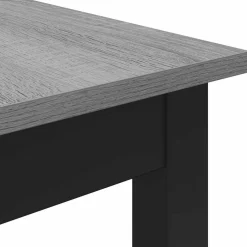 vidaXL Mesa de barra de pie Madera de ingeniería Gris sonoma New