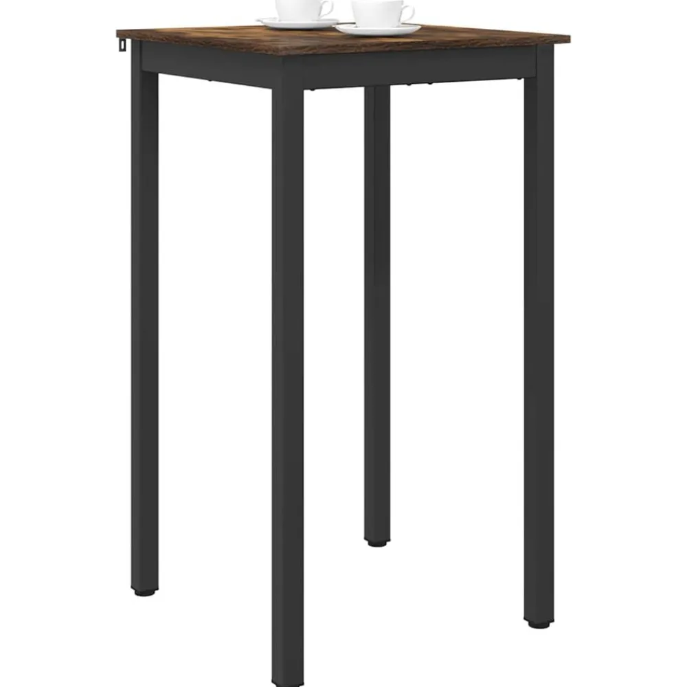 vidaXL Mesas-Mesa de barra de pie Madera de ingeniería