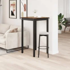vidaXL Mesas-Mesa de barra de pie Madera de ingeniería