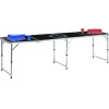vidaXL Mesa de beer pong plegable con tazas y bolas de 240 cm