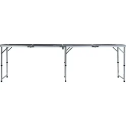vidaXL Mesa de beer pong plegable con tazas y bolas de 240 cm