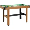 vidaXL Mesa de billar de 4 pies marrón 122x61x76 cm Clearance