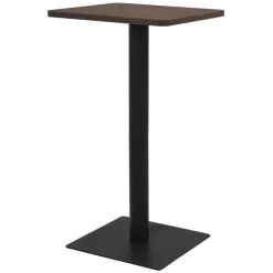 vidaXL Mesa de bistró 50x50x107 cm Ceniza oscuro Sale