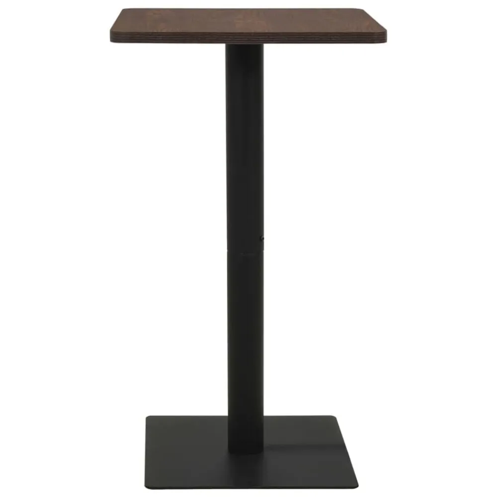 vidaXL Mesa de bistró 50x50x107 cm Ceniza oscuro Sale