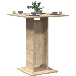 vidaXL Mesa de bistró contrachapada color 60x60x75 cm Roble Sonoma Best