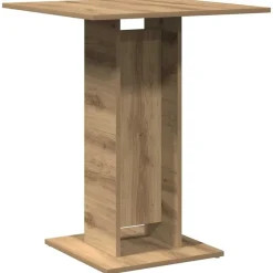vidaXL Mesas-Mesa de bistró madera de ingeniería 60x60x75 cm