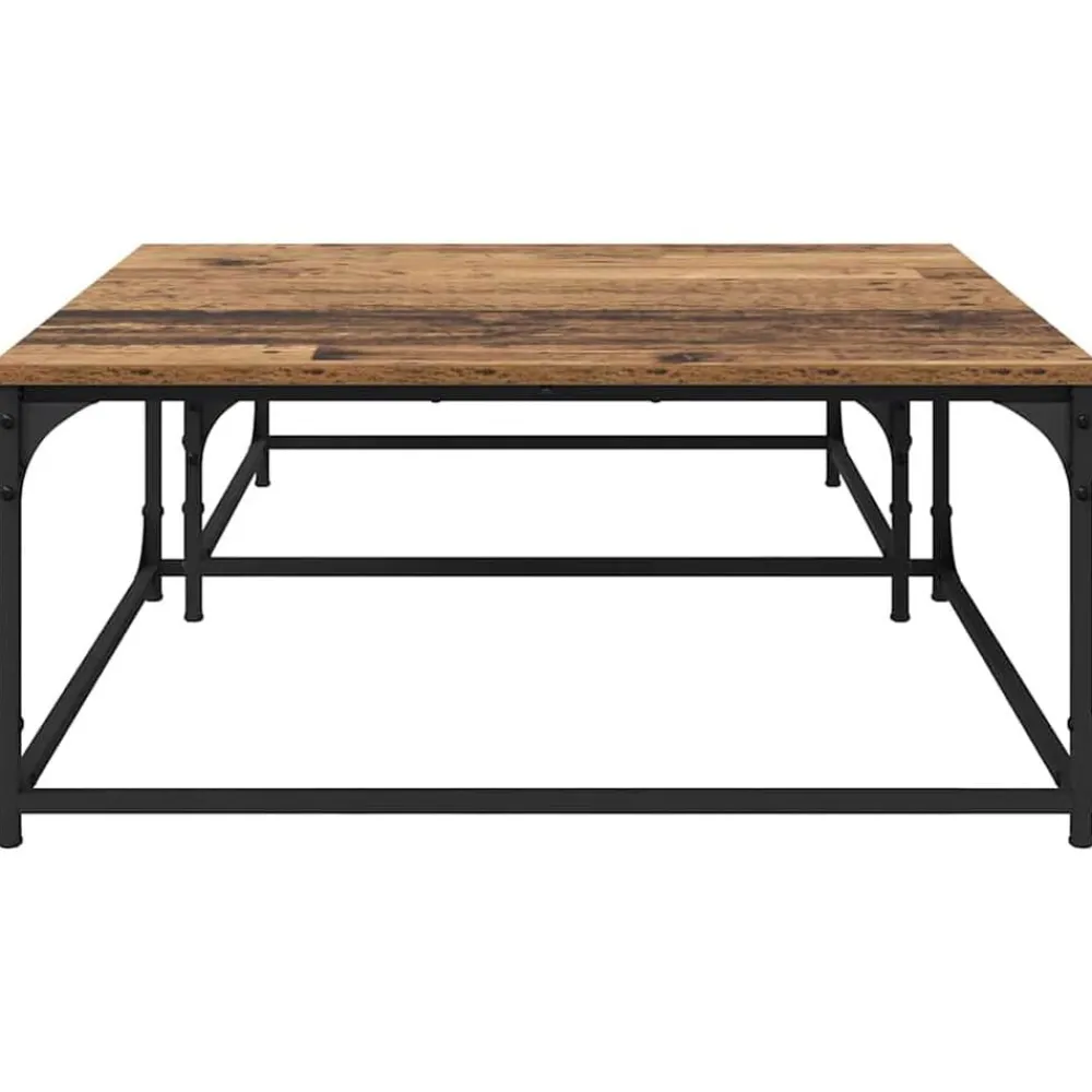 vidaXL Mesas-Mesa de Café 2 pcs Madera de ingeniería