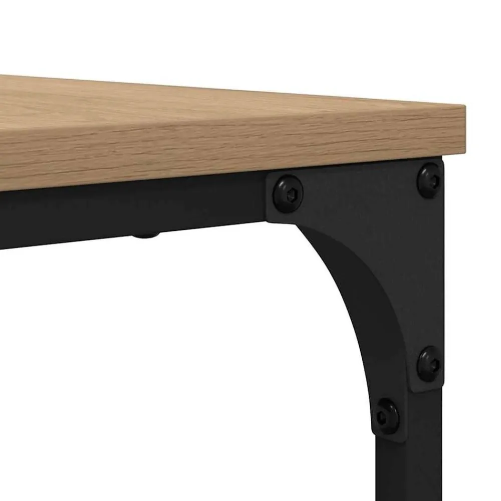 vidaXL Mesa de Café 2 pcs Roble artesanal Madera de ingeniería Roble artisan Sale