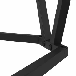 vidaXL Mesa de Café 3 pcs Madera Ingenierizada y Acero Roble ahumado Best