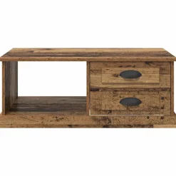 vidaXL Mesas-Mesa de Café con cajón 90 x 50 x 35 cm