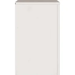 vidaXL Mesa de Café Drammen 45 x 35 x 56 cm Madera de pino macizo White Hot