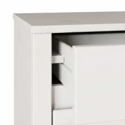 vidaXL Mesa de Café Drammen 45 x 35 x 56 cm Madera de pino macizo White Hot