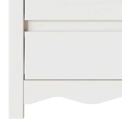 vidaXL Mesa de Café Drammen 45 x 35 x 56 cm Madera de pino macizo White Hot