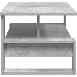 vidaXL Mesa de Café Gris Concreto 90 x 50 x 40 cm Madera de ingeniería Gris hormigón Best