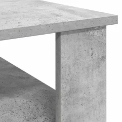 vidaXL Mesa de Café Gris Concreto 90 x 50 x 40 cm Madera de ingeniería Gris hormigón Best