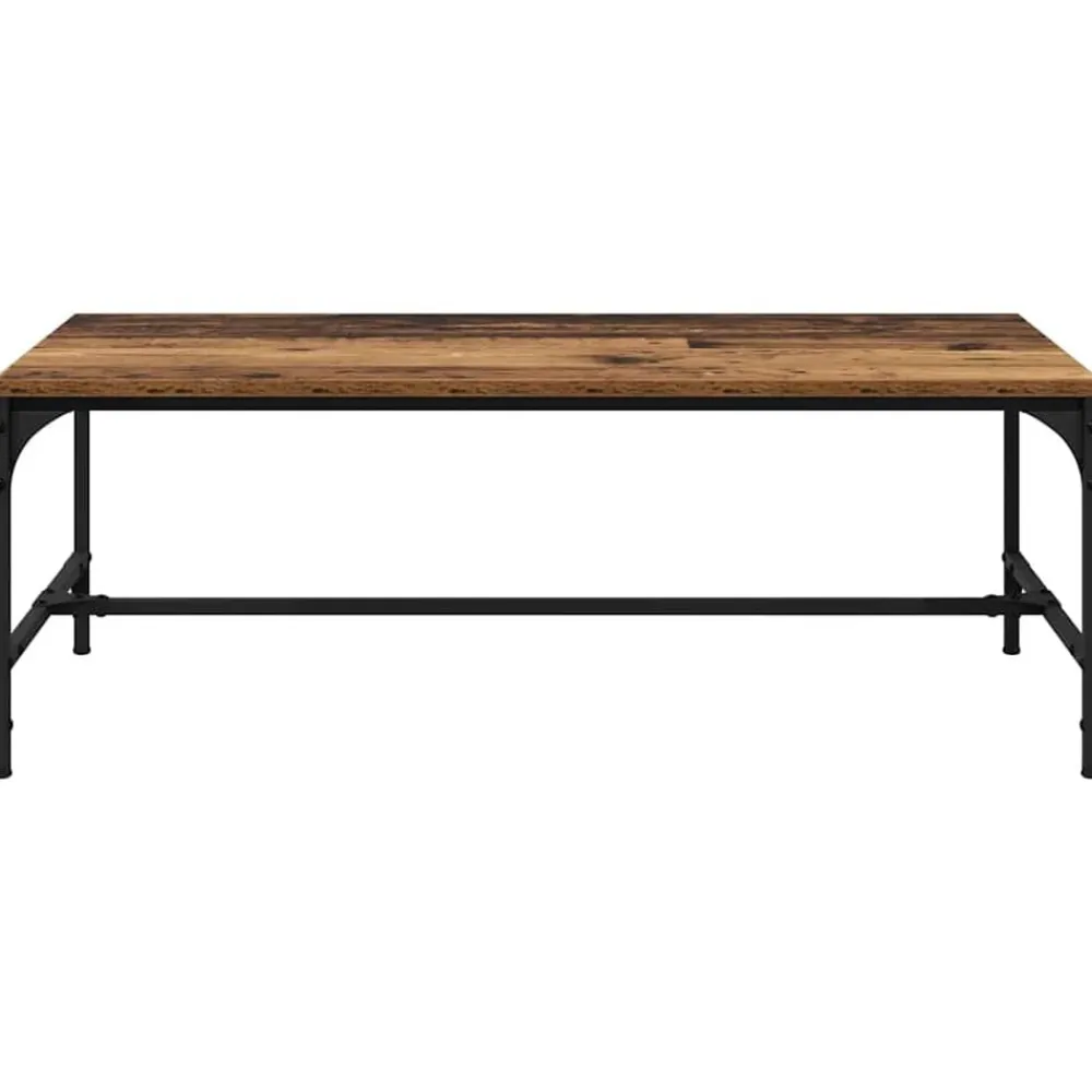 vidaXL Mesa de Café 100 x 50 x 35 cm Madera envejecida Outlet