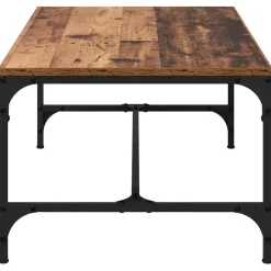 vidaXL Mesa de Café 100 x 50 x 35 cm Madera envejecida Outlet