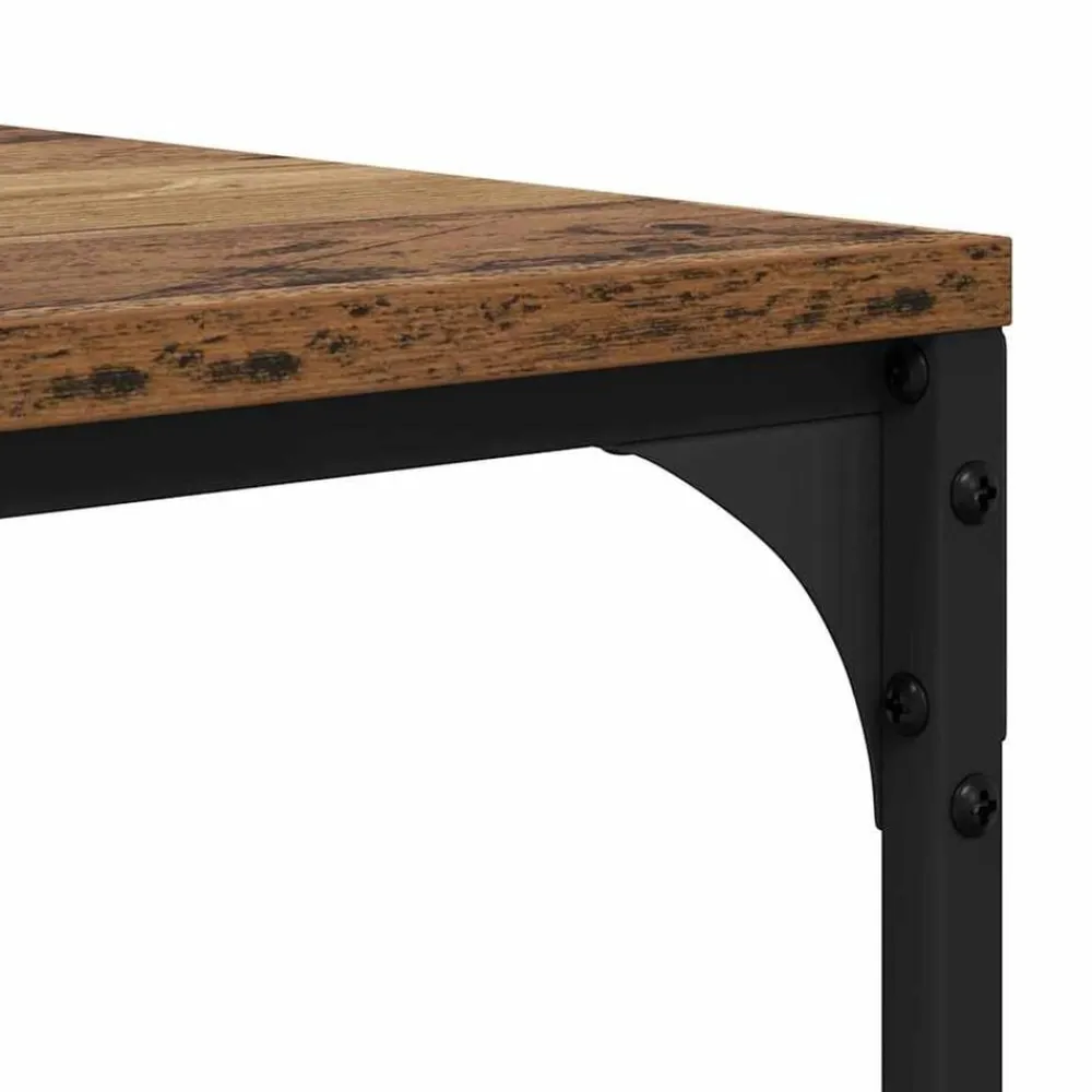 vidaXL Mesa de Café 100 x 50 x 35 cm Madera envejecida Outlet