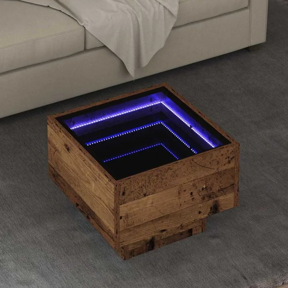vidaXL Mesas-Mesa de Café 40 x 40 x 30 cm Madera contrachapada