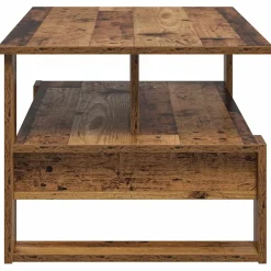 vidaXL Mesas-Mesa de Café Madera vieja 90 x 50 x 40 cm Madera de ingeniería