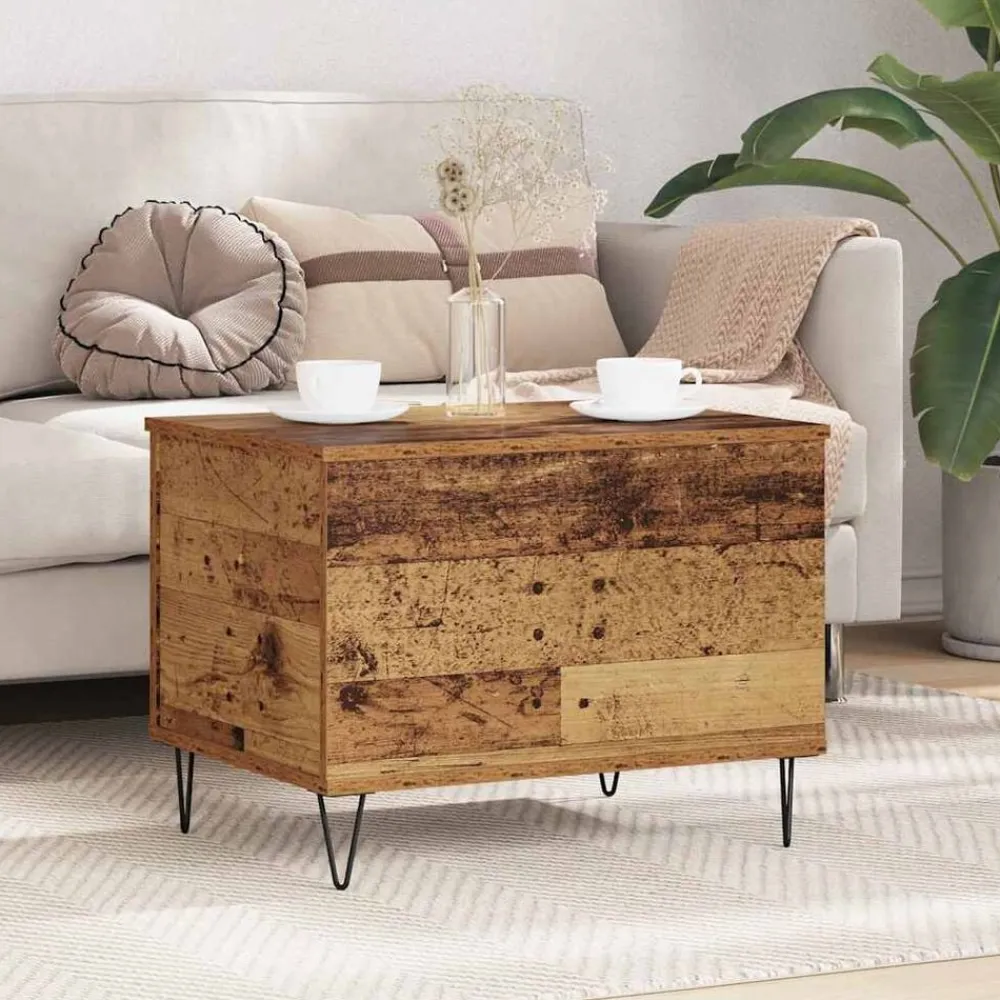 vidaXL Mesas-Mesa de Café 60 x 44,5 x 45 cm