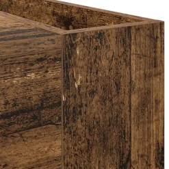 vidaXL Mesa de Café Madera vieja 110 x 50 x 41 cm Madera de ingeniería Madera envejecida Online