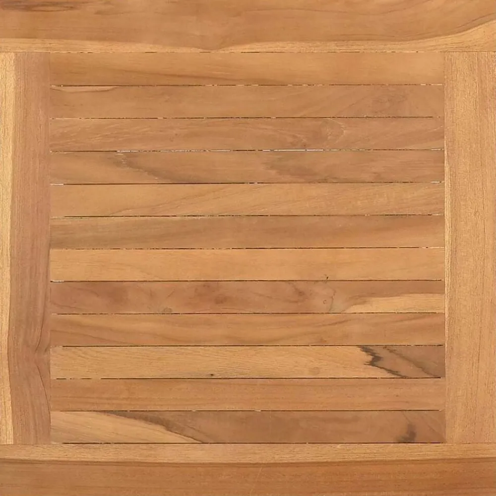 vidaXL Muebles De Jardín-Mesa de Café Marrón 45 x 45 x 36 cm Madera de teca maciza