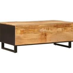 vidaXL Mesas-Mesa de Café Marrón 100 x 54 x 40 cm Madera de mango maciza
