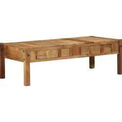 vidaXL Mesas-Mesa de Café Marrón 110 x 54 x 35 cm Madera sólida recuperada