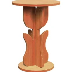 vidaXL Mesas-Mesa de Café Marrón cera 39,5 x 39,5 x 53,5 cm