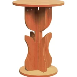 vidaXL Mesas-Mesa de Café Marrón cera 39,5 x 39,5 x 53,5 cm
