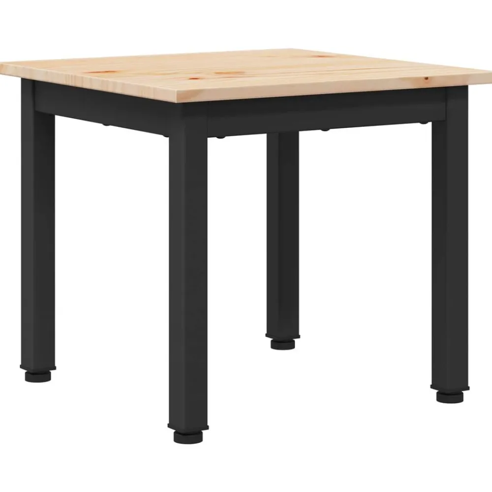 vidaXL Mesas-Mesa de Café 40 x 40 x 36 cm Madera de pino macizo