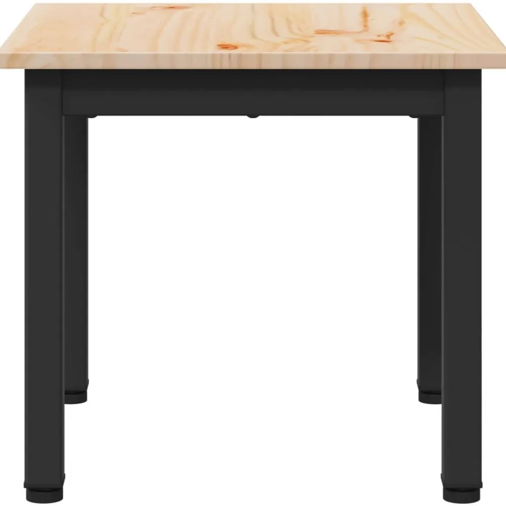 vidaXL Mesas-Mesa de Café 40 x 40 x 36 cm Madera de pino macizo