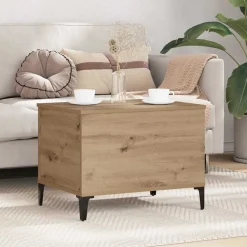vidaXL Mesas-Mesa de Café Roble artesanal 60 x 44,5 x 45 cm