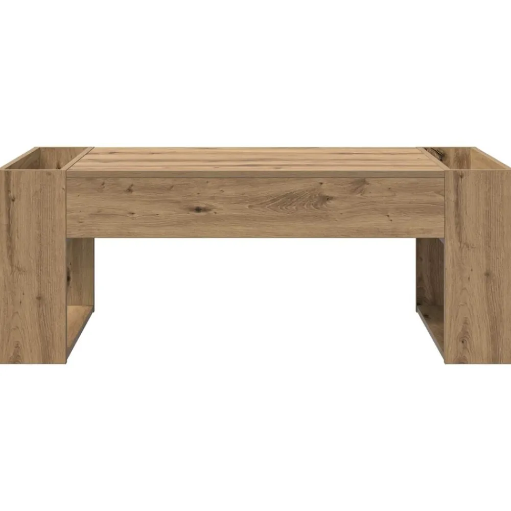 vidaXL Mesas-Mesa de Café Roble artesanal 110 x 50 x 41 cm