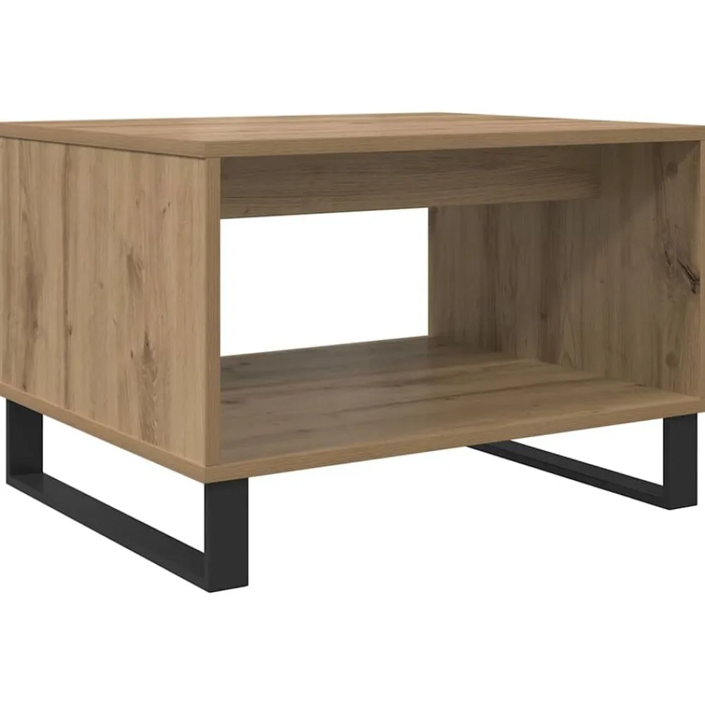 vidaXL Mesas-Mesa de Café 60 x 50 x 40 cm Madera contrachapada