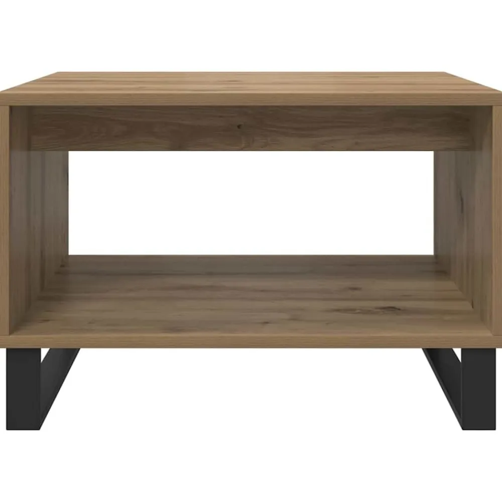 vidaXL Mesas-Mesa de Café 60 x 50 x 40 cm Madera contrachapada