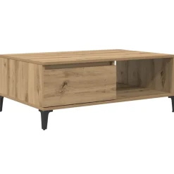 vidaXL Mesas-Mesa de Café 90 x 60 x 35 cm Madera contrachapada