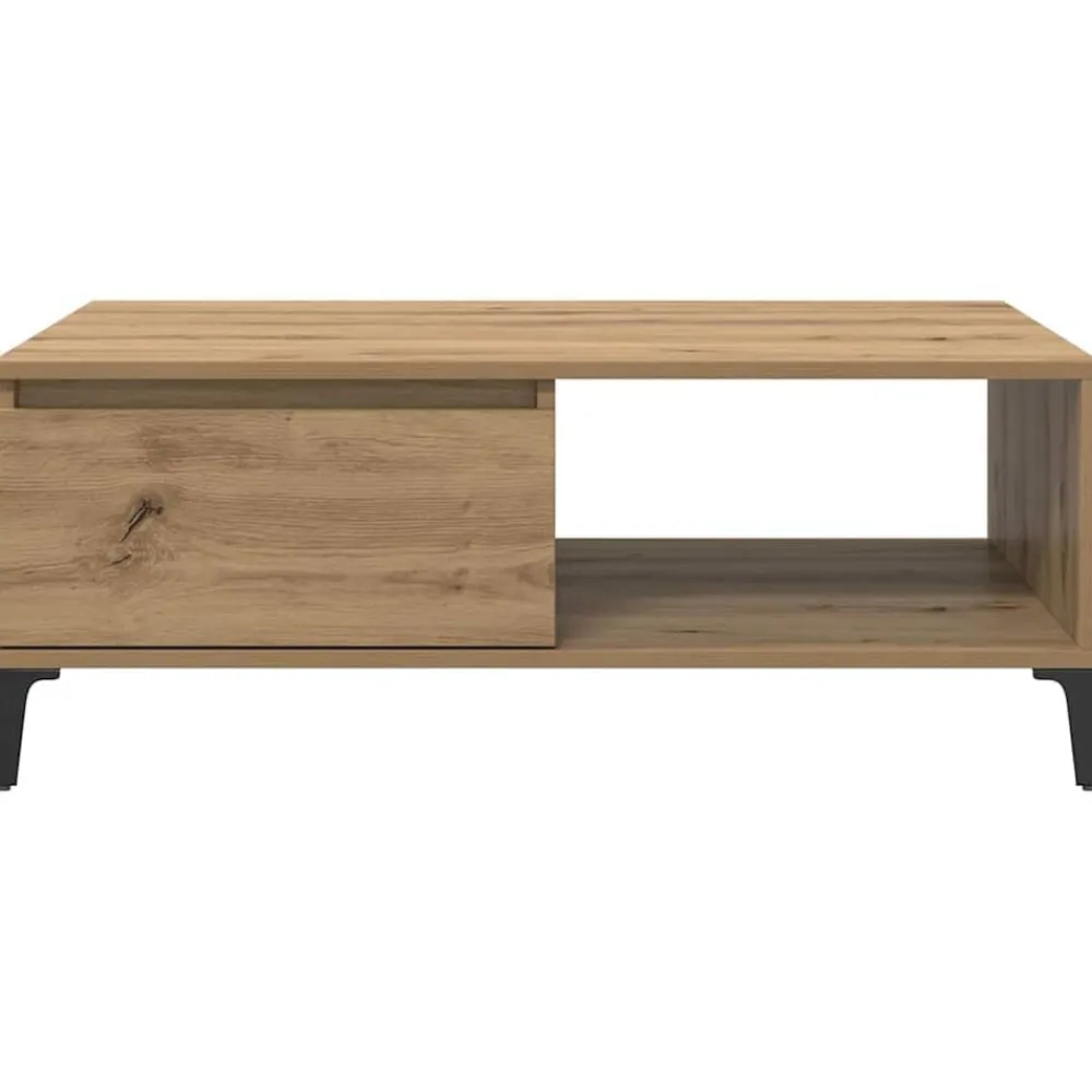 vidaXL Mesas-Mesa de Café 90 x 60 x 35 cm Madera contrachapada