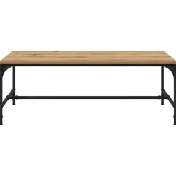 vidaXL Mesa de Café Roble artesanal 100 x 50 x 35 cm Roble artisan Outlet
