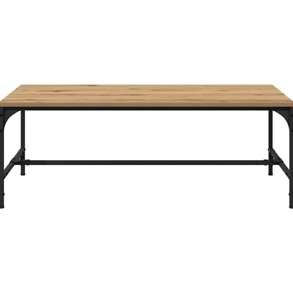 vidaXL Mesa de Café Roble artesanal 100 x 50 x 35 cm Roble artisan Outlet